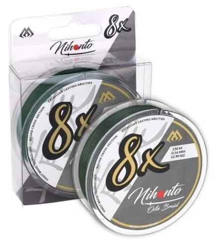 Do wyczerpania zapasów Plecionka Mikado Nihonto Octa Braid 0,40mm/39,8kg/150m Zielona