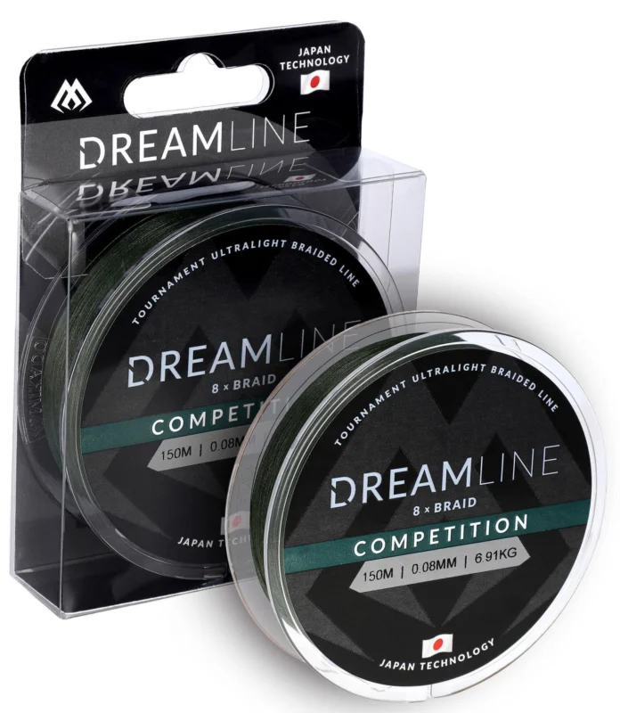 Plecionka Mikado Dreamline Competition 0,10mm/8,73kg/150m Zielona Ekspresowa dostawa