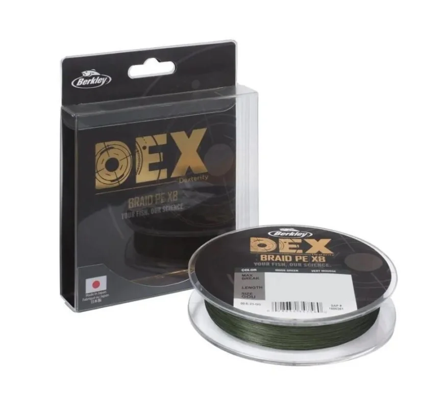 Oferta czasowa Plecionka Berkley DEX X8 Braid 0,12mm / 300m Moss Green