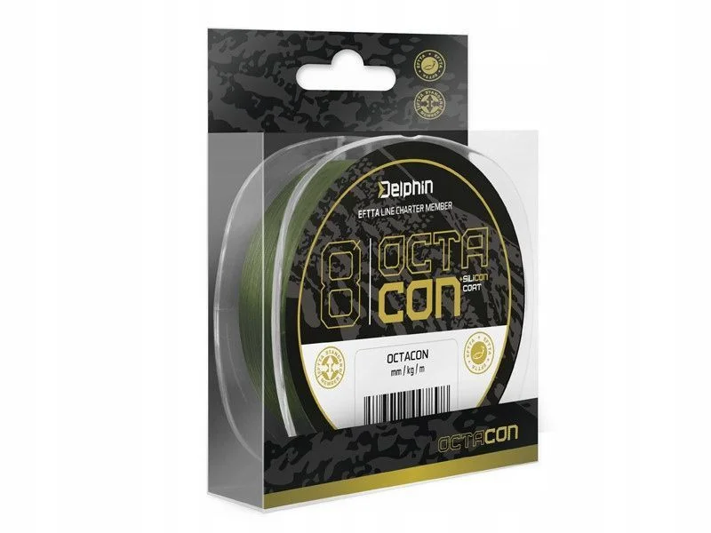 Tylko dziś Plecionka Delphin OctaCON X8 0,14mm 135m Zielona