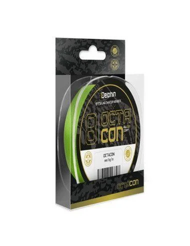 Plecionka Delphin OctaCON 0.18mm 11.5kg 135m Fluo Zielony Wysoka jakość