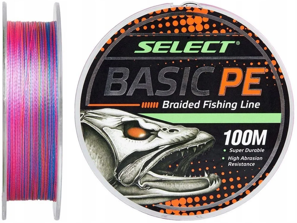 Nowy Plecionka Select Basic PE 4x 150m 0.14mm 6.8kg Multicolor