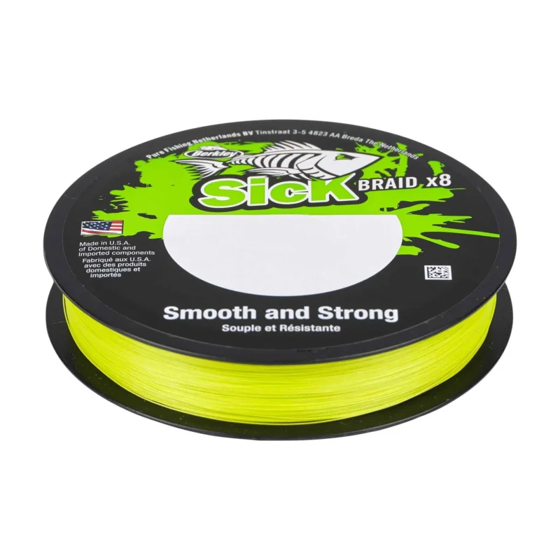 Plecionka Berkley BSKBFS10-FLG BK SICK BRD FLGRN 0.12 150M HI VIZ YELLOW Tani