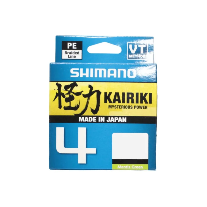Plecionka Shimano Kairiki 8+ 0,06mm 150m 4,8kg M. Green Wysoka jakość