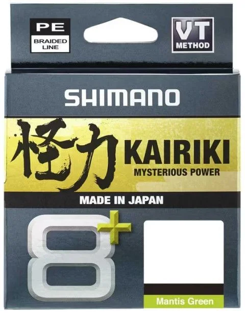 Sprawdź teraz Plecionka Shimano Kairiki 8+ | 300m, 0.16mm, 9,8kg - Lime Green
