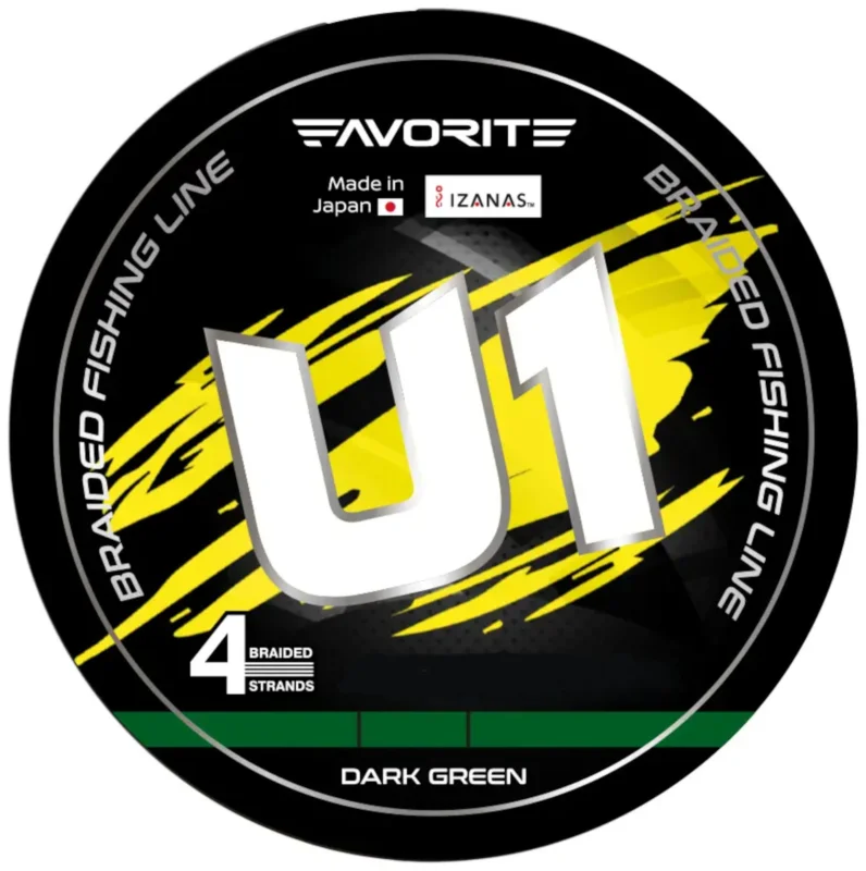 Szybka dostawa Plecionka Favorite U1 PE 150m (dark green) #1.2/0.191mm 16lb/7.2 kg