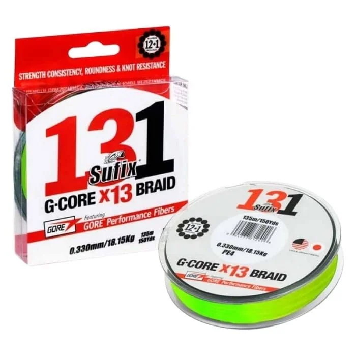 Oferta Plecionka Sufix 131 G-Core 0,128mm / 6,8kg / 120m - Neon Chartreu