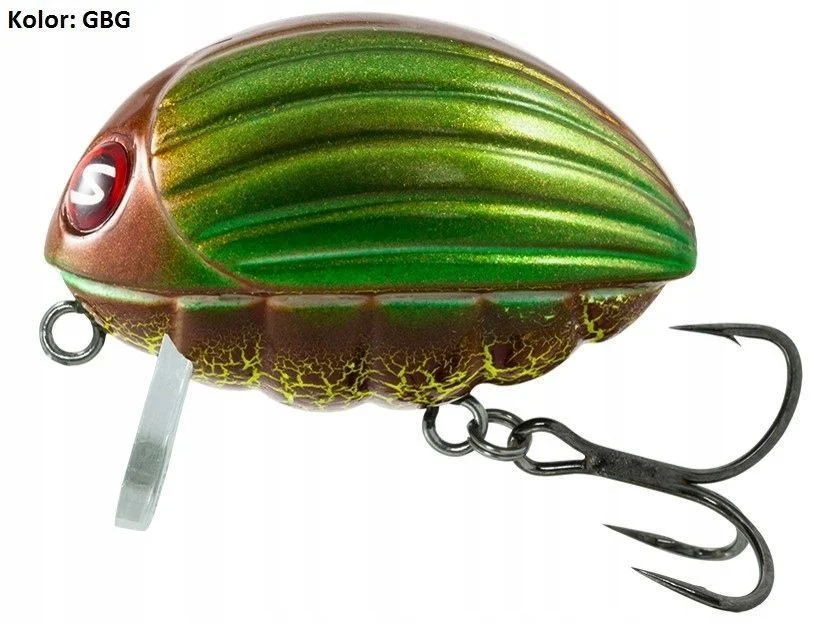 Wobler Salmo BASS BUG GREEN BUG 5,5cm pływający Dostępne od ręki