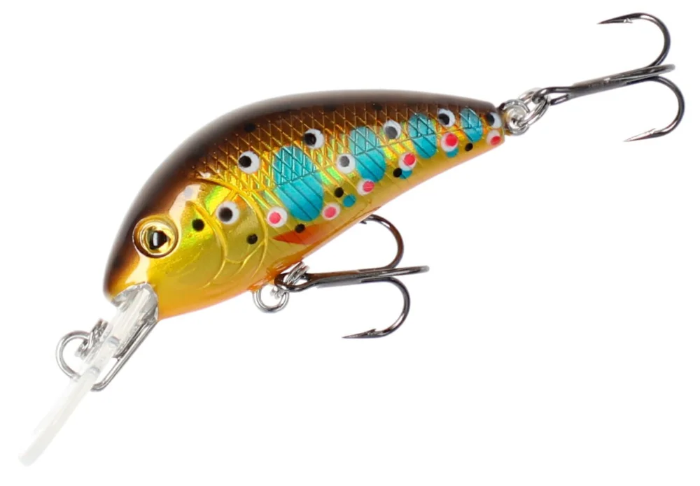 MIKADO - WOBLER FISHUNTER CAVALIER - 4cm/BROWN TROUT - PŁYWAJĄCY - op.1szt. Taniej