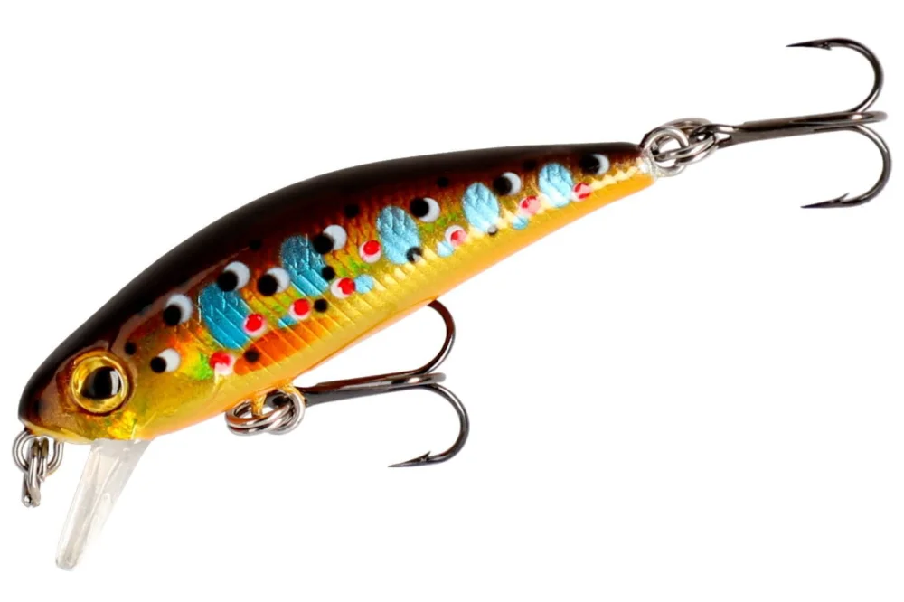 Zamów dziś MIKADO - WOBLER TWIST - 42mm/2.8g/BROWN TROUT - TONĄCY - op.1szt.
