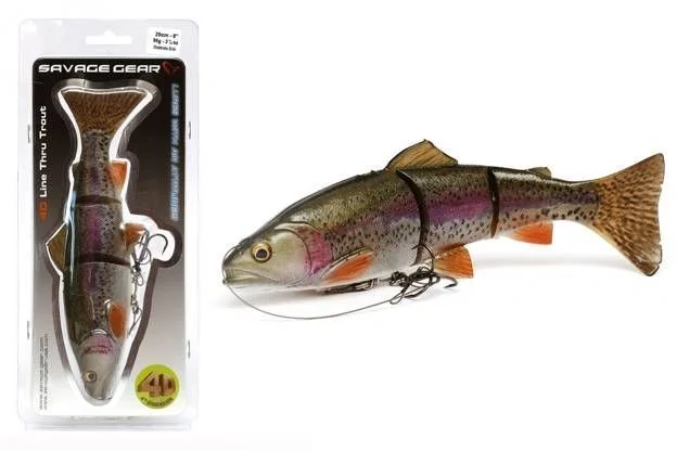 SAVAGE GEAR GUMA 4D LINE THRU TROUT - RAINBOW 15cm Szybka wysyłka