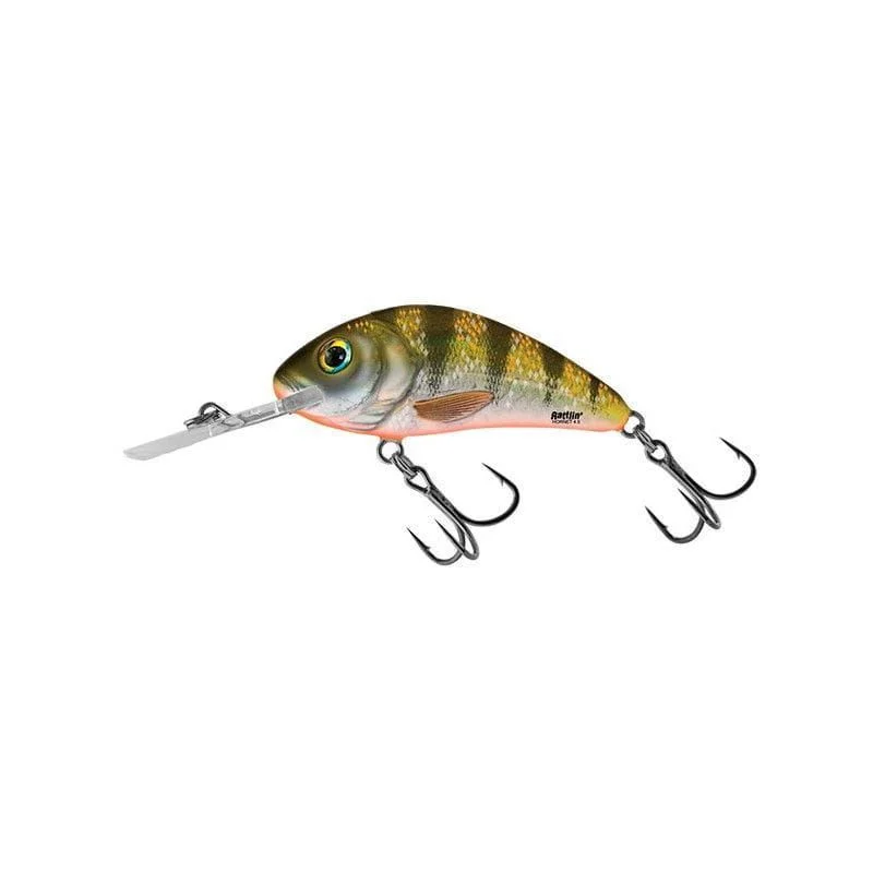 Nie przegap Wobler Salmo Rattlin Hornet Floating 3,5cm/3,1g, Yellow Holographic Shad
