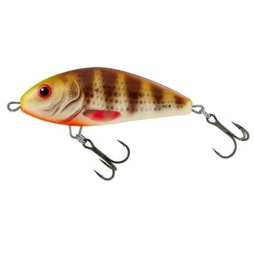 Wobler Salmo FATSO 8cm Floating - Spotted Brown Perch Nowość