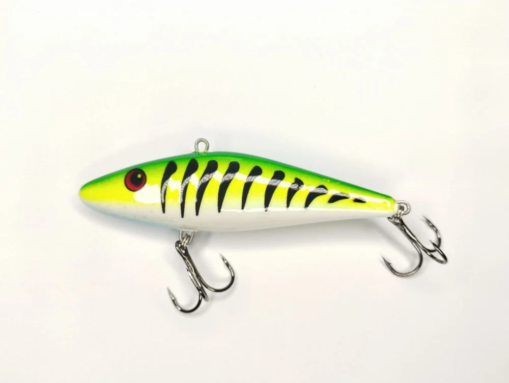Wobler Champion Cykada FatRapa 8.5cm/28g - Seledyn Zebra Nowość
