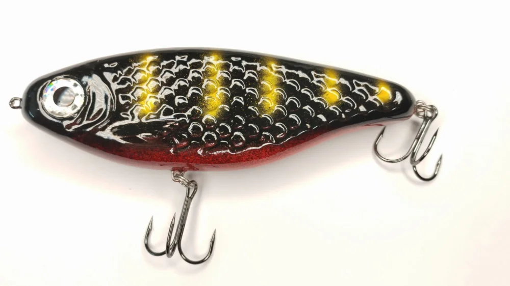 Wobler Champion Jerka Efendi 10,5cm/40g - Czarny Złote Paski Tylko dziś