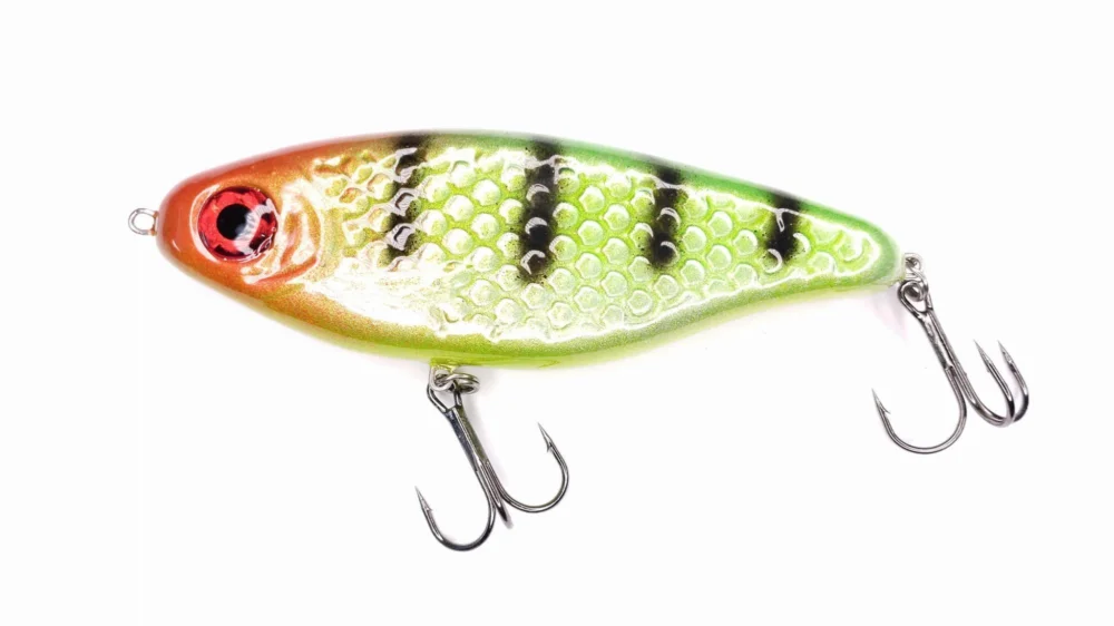 Bezpieczne zakupy Wobler Champion Jerka Efendi 12,5cm/50g - Zielony Czarne Paski