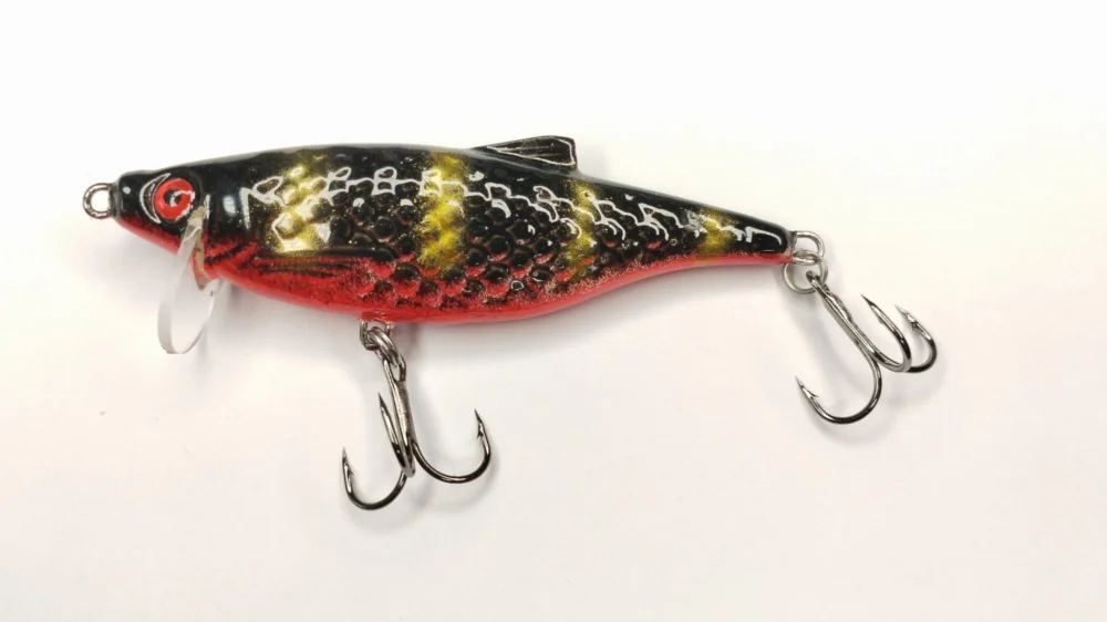 Wobler Champion Cykada Turbo Płoć Express 8.5cm/19g - Czarny Złote Paski Zniżka