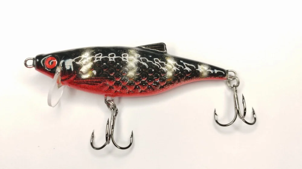 Wobler Champion Cykada Turbo Płoć Express 8.5cm/19g - Czarny Srebrne Paski Szybka wysyłka