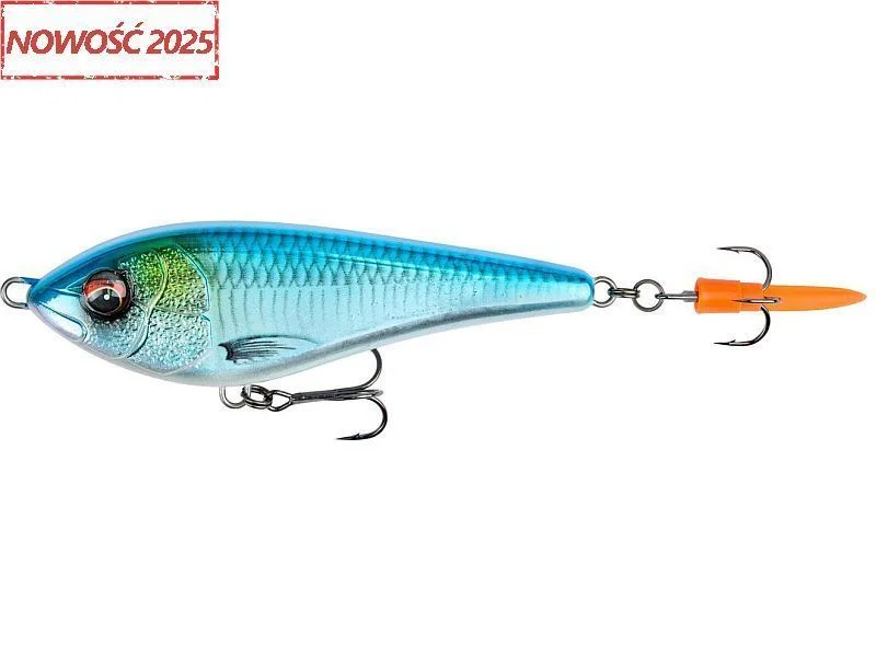 Kup teraz Savage Gear DEVIATOR SWIM - Jerkbait 10.5cm 35g Wolno tonący BLUE CHROME
