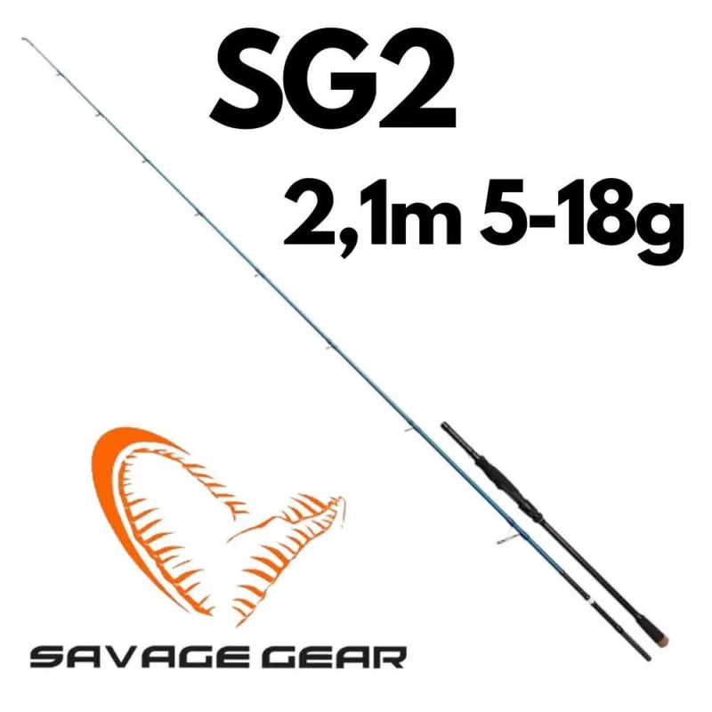 UniwersalnaSavage Gear SG2 2.10m F 5-18g ML 2cz Oferta limitowana