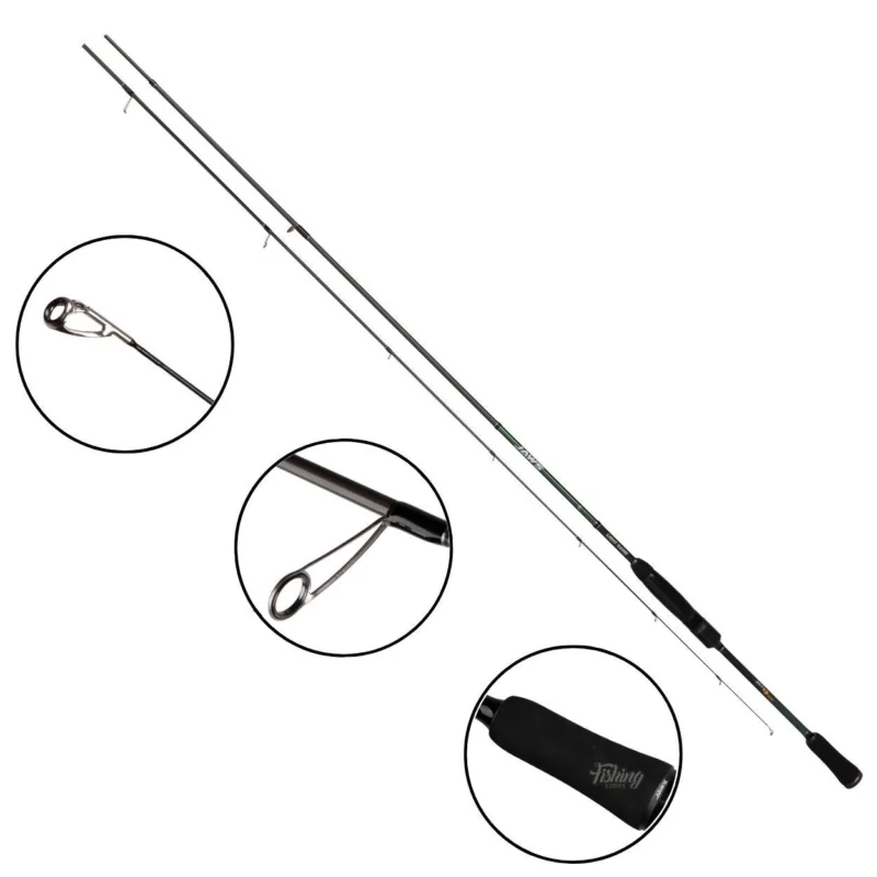 Wędka Mikado Jaws Light Game Spin 2,40m 0-10g Najlepsza cena