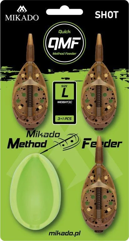 Najlepsza cena Koszyczek Mikado Method Feeder Shot Q.M.F. L 60g