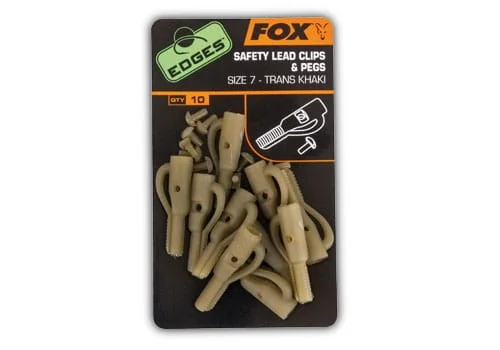 Fox Safety Lead Clips Pegs - klipsy Dodaj do koszyka