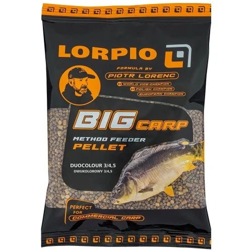 Nowość Lorpio Pellet Big Carp Duocolour3,0 - 4,5mm - 700g