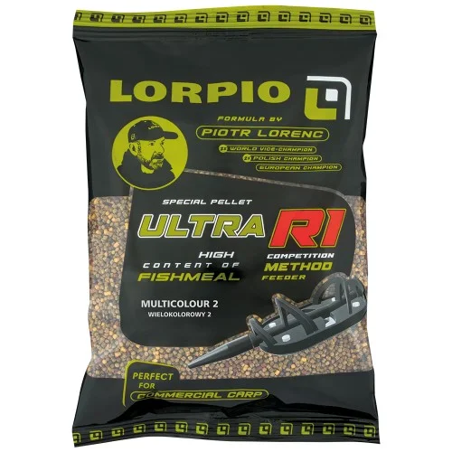 Lorpio Pellet Ultra R 1 Multicolour 2 mm - 700g Cena promocyjna