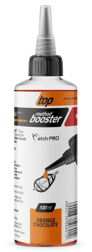 Sprawdź teraz Match Pro Booster Method Feeder Orange Chocolate 100ml