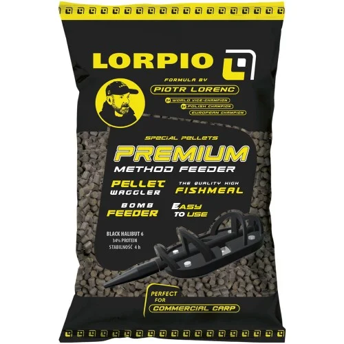 Pellet Lorpio Black Halibut 2000 gr Bestseller