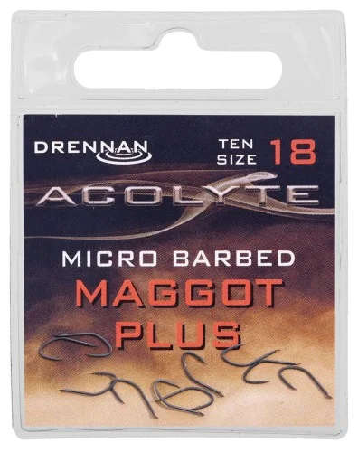 Hit sprzedaży Haczyki Drennan Acolyte Maggot Plus