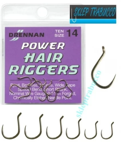 Bezpieczna płatność Haczyki Drennan Power Hair Riggers
