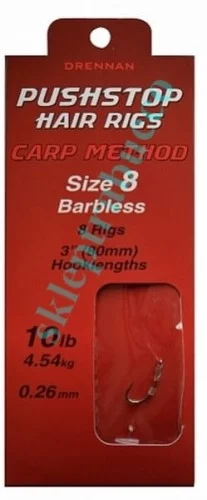Dodaj do koszyka Haczyki Drennan Pushstop Carp Method z przyponem + stoper
