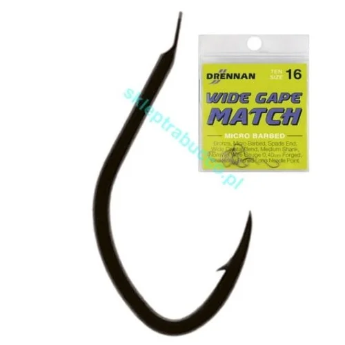 Zniżka Haczyki Drennan Wide Gape Match
