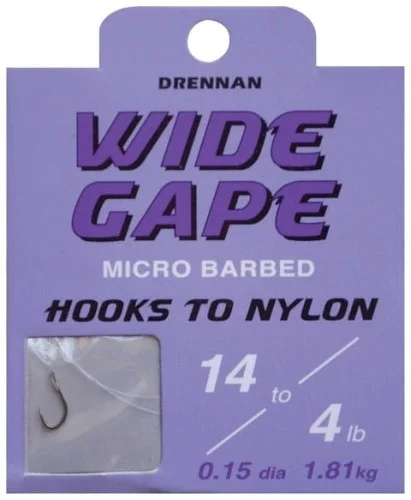 Haczyki Drennan Wide Gape z przyponem Wyjątkowa oferta