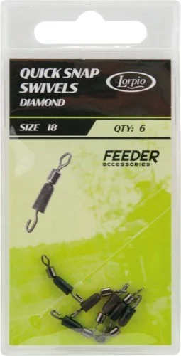 Bestseller Lorpio łącznik przypony Quick Snap Swivel Diamond