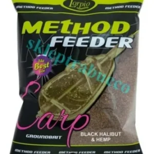 Bezpieczna płatność Lorpio Method Feeder Black Halibut & Hemp 700g