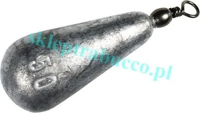 Ciężarek gruszka z krętlikiem Lorpio 30gr (3szt) Wyjątkowa oferta