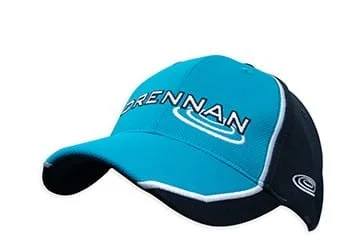 Czapeczka z daszkiem Drennan Black/Aqua Premium