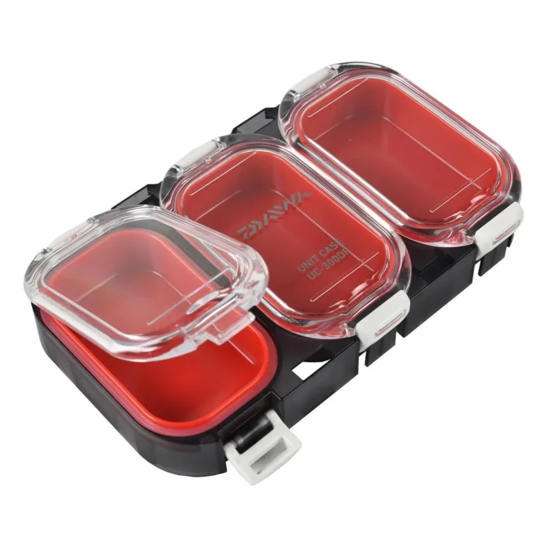 Pudełko wędkarskie wodoodporne 3-komorowe Daiwa 11x6.5x1.8cm Wyprzedaż