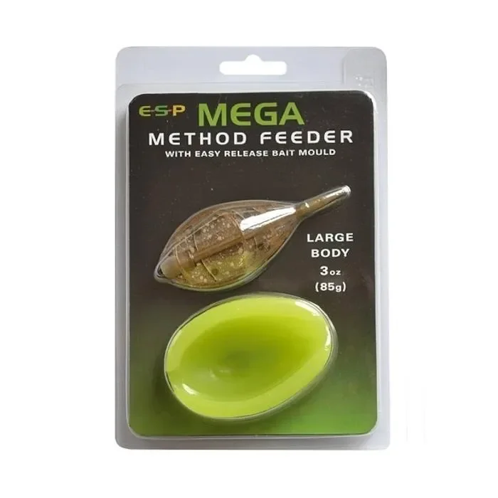 Łatwy zwrot Koszyk + forma Mega Method Feeder Large E-S-P 56g