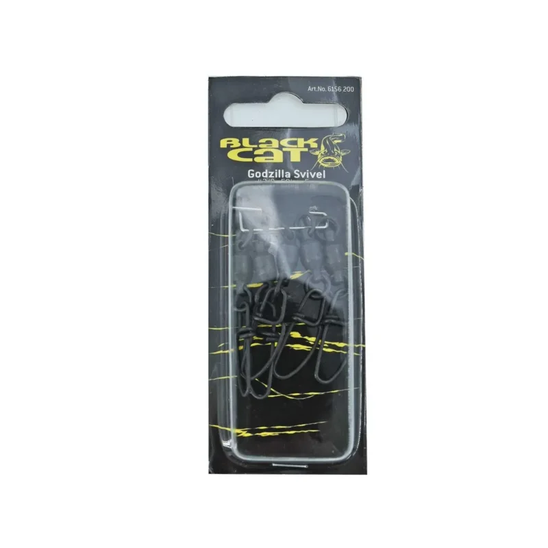 Krętlik wędkarski Black Cat Godzilla 2/0 50kg 55mm 5 sztuk Szybka wysyłka
