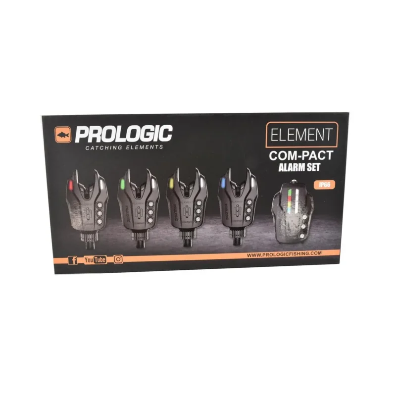 Zestaw sygnalizatorów wędkarskich elektronicznych Prologic Element Com-Pact 3+1 Dodaj do koszyka