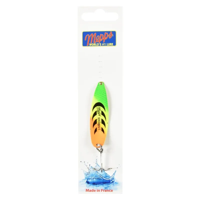 Bezpieczna płatność Błystka wahadłowa Mepps Syclops Fluo tiger 1 12g