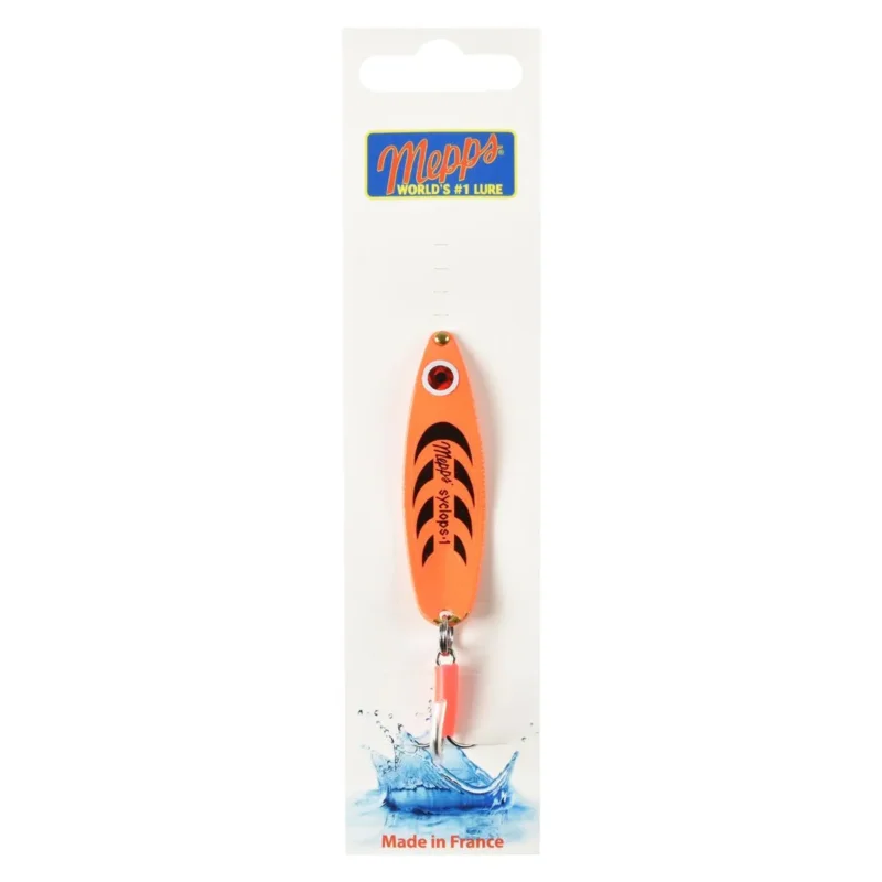 Łatwy zwrot Błystka wahadłowa Mepps Syclops Fluo orange 1 12g