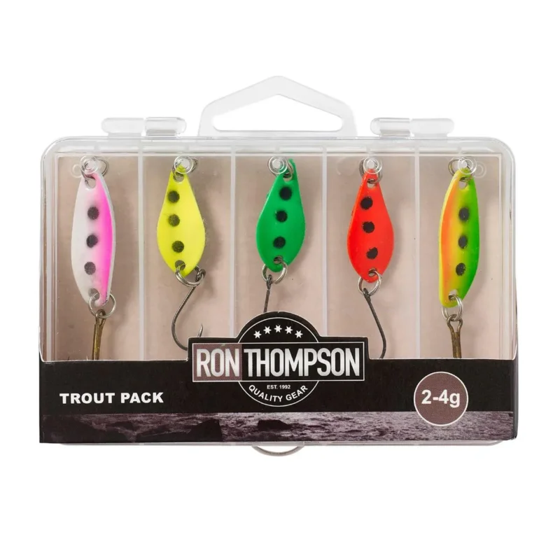 Sprawdź teraz Zestaw błystek wahadłowych Trout Pack 2-4 g Ron Thompson 5 sztuk
