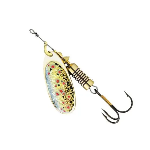 Szybka dostawa Błystka obrotowa Effzett 3D brown trout 12g