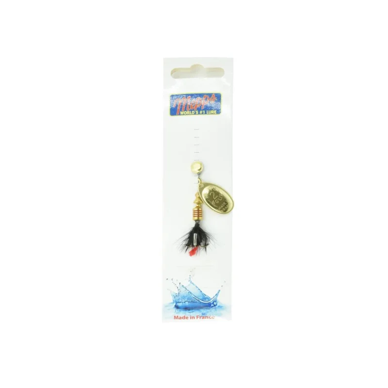 Bestseller Błystka obrotowa Mepps Aglia Mouche złota/czarna 2 4,6g