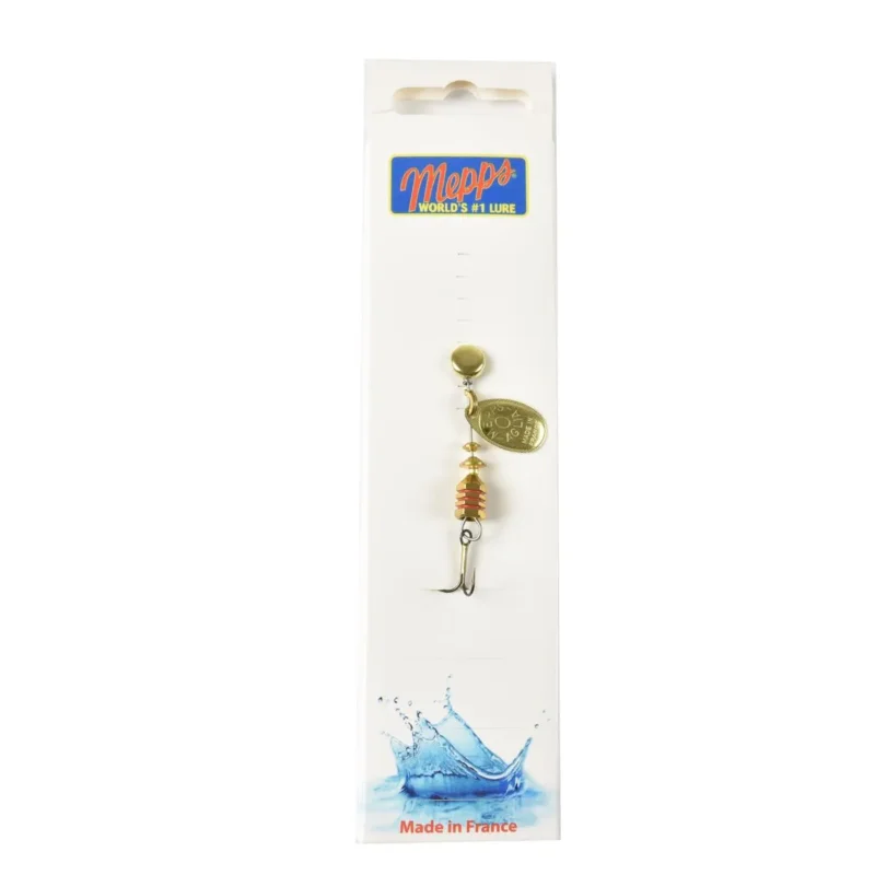 Oferta limitowana Błystka obrotowa Mepps Aglia TW złota 0 3g